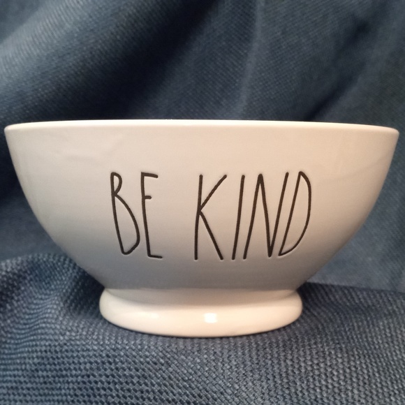 Rae Dunn Be Kind footed cereal bowl Artisan Collection Excellent Used Condition - Picture 1 of 4